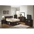 thumbnail image 3 of DeeHome Glory Furniture Marilla G1525G-KSB3 King Storage Bed , Cappuccino, 3 of 4