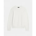 thumbnail image 5 of Theory Men's Riland Slim-Fit Organic Cotton Crewneck Sweater in Ivory-Size 2XL, 5 of 10