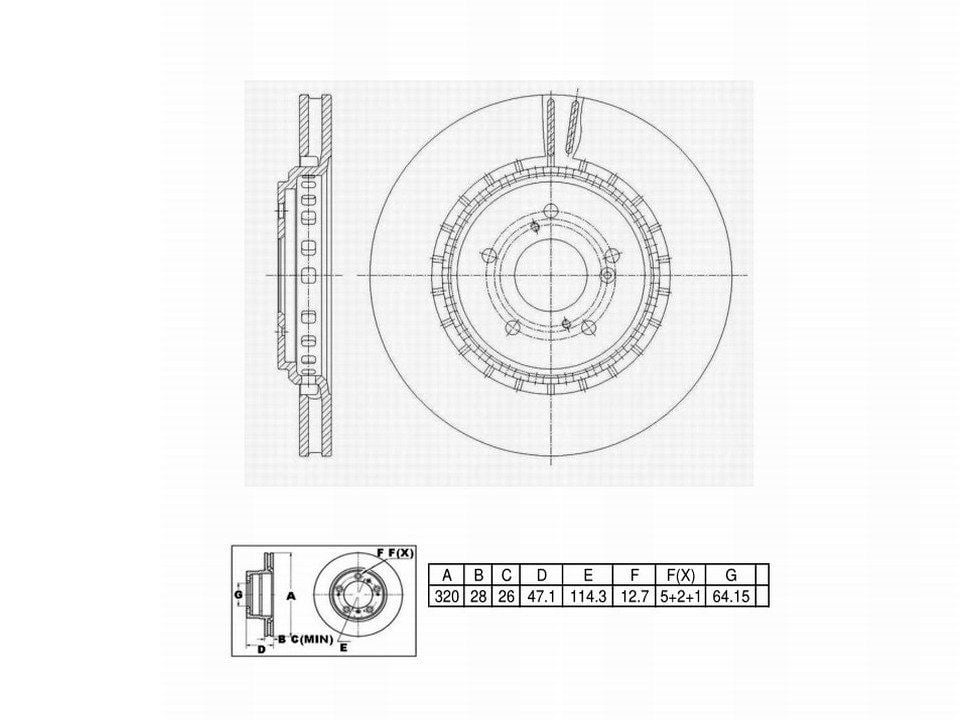Winstop Brake Kits, Front WSK997, Acura TLX 2020-2015