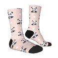 thumbnail image 4 of Yiaed Cute Panda Print Great elasticity Crew Socks Sports socks for Men and Women, 4 of 5