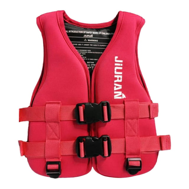 Gilet de Sauvetage Dériveur Gilet de Flottaison Léger Hommes Femmes Rouge