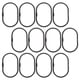 thumbnail image 2 of GOOHOCHY 12 piezas de repuesto para ganchos de cortina de ducha, anillos ovalados para barras de cortina de baño, 2 of 7