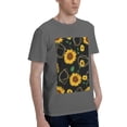 thumbnail image 2 of Bingfone Flower (2) Men'S Loose Fit Short-Sleeve Pocket T-Shirt, 2 of 7