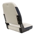 thumbnail image 4 of Wise BM1461-986 Premier Series Pontoon High Back Fold Down Seat, Platinum / Navy / Cobalt, 4 of 7