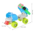 thumbnail image 2 of RUNROTOO 1 Paire de Patins à Roulettes Confortables Multi en Acier Inoxydable pour Filles avec Roulement Fluide, 2 of 8