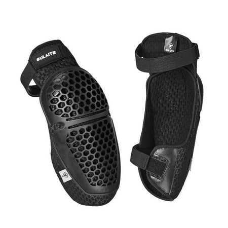 

Off-road Riding Knee Pads for Men and Women Professional Honeycomb Knee Pads Adjustable Two Elastic Strap System for Breathable and Heat-dissipating