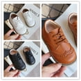 thumbnail image 3 of Zapatos brogue para niños, zapatos pequeños de cuero para primavera, zapatos de bebé antideslizantes con suela suave para niños, zapatos de marea para niños, 3 of 6