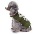thumbnail image 4 of Halloween Dog Sweaters Sets Grass Green Skull Boo Puppy Dog Clothes Pet Knitwear for Dog Cat Pet Costume-XS, 4 of 6