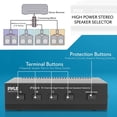 thumbnail image 2 of Selector de interruptores de altavoz Pyle 4-Zone Premium PSS4, 2 of 7