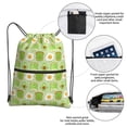 thumbnail image 3 of Naloa Avocado And Toast Drawstring Backpack String Bag Cinch Water Resistant for Gym Shopping Sport Yoga, 3 of 6