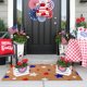 thumbnail image 5 of 4th Of July Welcome MatPolyester Door Mat With Letter Designs Non Slip Indoor Outdoor Rug For Bathroom Kitchen, 5 of 6