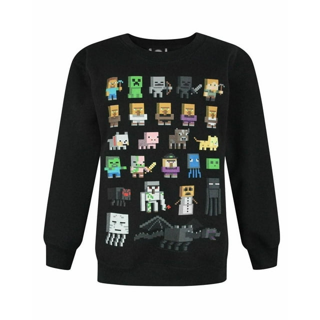 Minecraft Chandail Molletonné pour Garçons avec Sprites