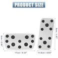 thumbnail image 4 of Car Foot Pedal Pads Accelerator Gas Brake Pedal Cover Kit for Subaru Impreza GE GH GR GV Forester SG SH SJ Silver Tone, 4 of 7