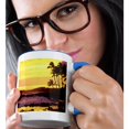 thumbnail image 2 of 3drose, Sunset Poipu Kauai Hawaii - Us12 Dpb0453 - Douglas Peebles, 15oz Two-tone Blue Mug, 2 of 6