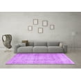 thumbnail image 3 of Ahgly Company Indoor Round Persian Purple Traditional Area Rugs, 4' Round, 3 of 4