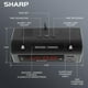 thumbnail image 3 of Reloj despertador Sharp Super Fast USB-C con carga para 2 alarmas, color negro, 3 of 7
