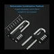 thumbnail image 4 of Candado de CombinacióN para Exteriores, Candado Resistente Al Agua con CóDigo, Candado Ajustable Multifuncional, Negro, 4 of 5