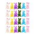 thumbnail image 1 of Juego de juguetes de conejito de peluche de 3 pulgadas, regalo a granel, huevos de Pascua, gallinas 24 piezas, 1 of 9