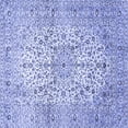 thumbnail image 1 of Ahgly Company Indoor Square Persian Blue Traditional Area Rugs, 3' Square, 1 of 4