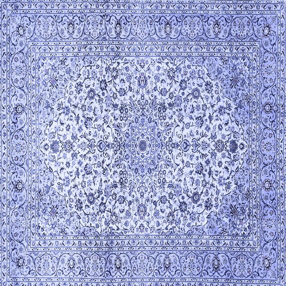 Ahgly Company Indoor Square Persian Blue Traditional Area Rugs, 3' Square