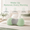 thumbnail image 3 of Memory Foam Lumbar Support Pillow, Ergonomic Lower Back Cushion for Back, 3 of 7