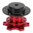 thumbnail image 1 of Steering Wheel Hub Adapter, High Hardness Red Quick Release Hub Adapter Aluminum Alloy And Iron  For Car Modification For Steering Wheel Heightening, 1 of 8