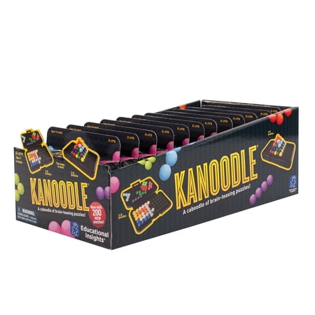 Educational Insights Kanoodle 3D Brain Teaser Puzzle Game, Set of 12, 228 Challenges, Ages 7+