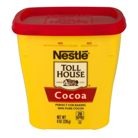 (3 Pack) NESTLE TOLL HOUSE Cocoa 8 oz Plastic (Best Unsweetened Cocoa Powder)