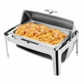 thumbnail image 2 of Poggyyi Plat Anti-Frottement à Dessus Roulé de 9,5 Qt, Ensemble de Buffet Rectangulaire, Ensemble de Serveur Anti-Frottement à Couvercle Rabattable, Réchaud à Aliments de Type Coquille pour Fêtes, Buffets, Hôtels, Restaurants pour Garder les Aliments Chauds (1 Compartiment), 2 of 4