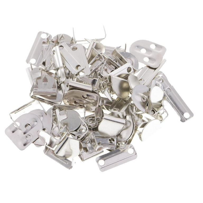 10pcs Non-Sew on Clasp Trouser Hooks and Bars Skirts Pants