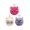 Rose red beige whi, variant on Plush Owl Keyring Owl Keychain Keychain Car Holder Handbag Pendant Women Bag Accessories