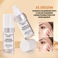 thumbnail image 4 of Color Changing Foundation for Color Correction, Even Skin Tone and Coverage of Imperfections for a Natural Facial Look, includes SPF15, Full Coverage Foundation 1.0floz x2pcs, 4 of 6