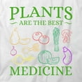 thumbnail image 2 of Plants Are The Best Medicine T-Shirt | Cute Vegetarian White Tee Gift, 2 of 5