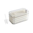 thumbnail image 2 of Press Ice Cube Tray, Silicone Double-Layer Ice Ball Maker, Easy-Release Stackable Mold for Freezer, BPA-Free, 2 of 9