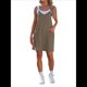 thumbnail image 2 of Vestido de Verano para Mujer 2025, Minivestido Informal Sin Mangas con Tirantes Finos y Bolsillos Caqui L, 2 of 7