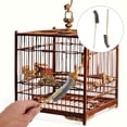 thumbnail image 3 of Cepillos de limpieza de pájaros de mango largo de cobre 2 uds suministros para mascotas accesorios de jaula, 3 of 7