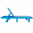 thumbnail image 5 of Laguna Adirondack Poly Reclining Chaise Lounge With Wheels, Pacific Blue, 5 of 11