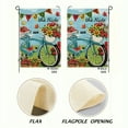 thumbnail image 3 of Qinduosi Welcome Flowers Bicycle Butterfly Daisy Summer Spring Double Sided House Flag Garden Banner, Enjoy The Ride Bike Sunflower Flowers Basket Garden Flags for Anniversary Yard Outdoor Dec 28x40in, 3 of 8