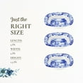 thumbnail image 2 of Spode Blue Italian Collection Dip Dishes, Set of 3 Mini Dipping Bowls for Serving Sauces and Side Dishes, Made of Fine Porcelain, Dishwasher and Microwave Safe, Blue/White, 2 of 7