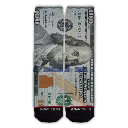 

Function - New Money 100 Dollar Bill Fashion Socks
