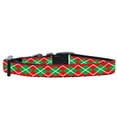 thumbnail image 3 of Christmas Argyle Nylon Ribbon Collar X-Small, 3 of 4