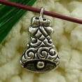 thumbnail image 5 of HOOUN 90Pcs Tibetan Silver Small Bell Charms Pendant 24X15MM S2640 DIY Jewelry Making, 5 of 6