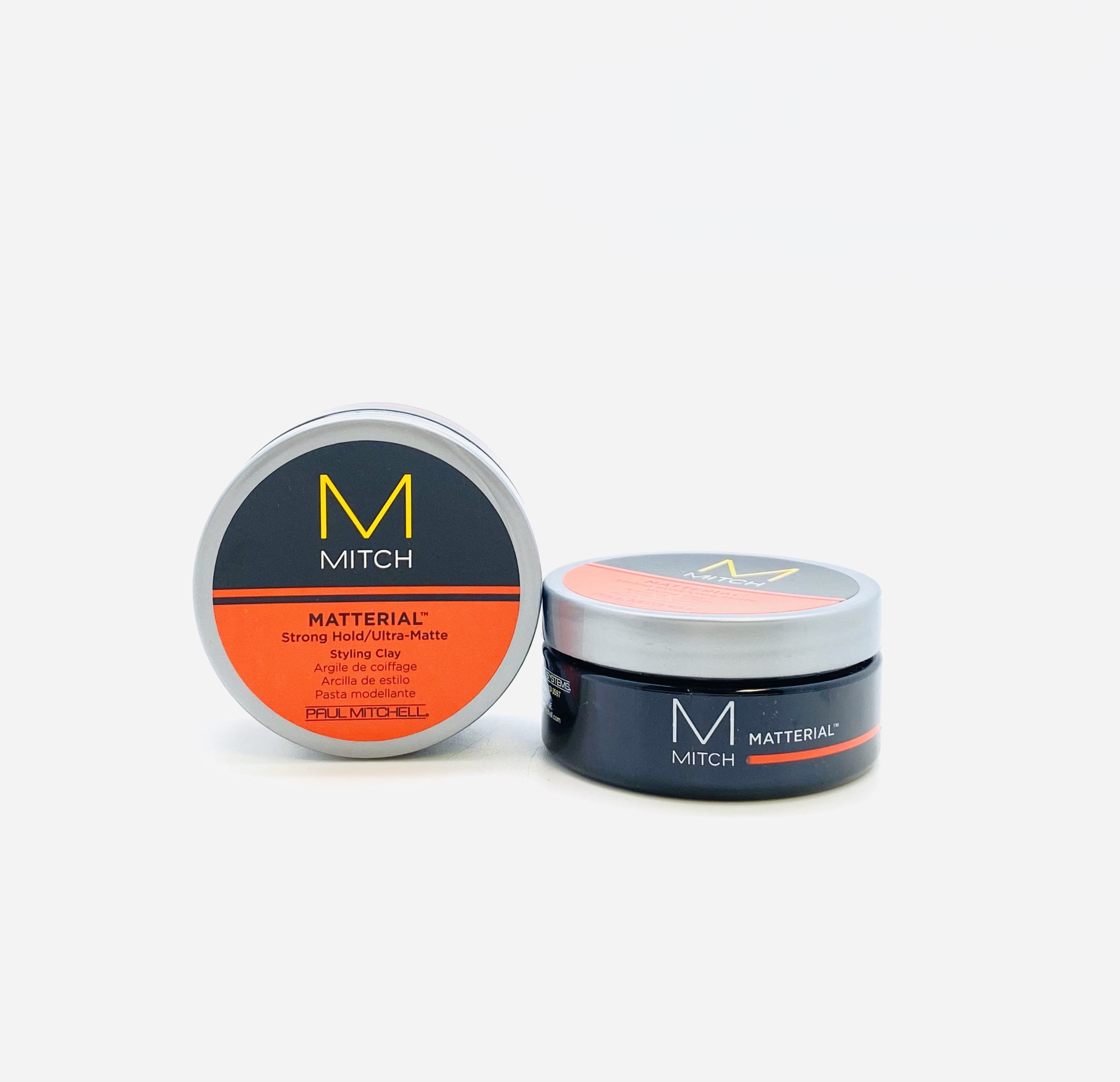 Paul Mitchell Matterial Strong Hold Ultra Matte Styling Clay Pack of 2 3oz  each - Walmart.com