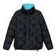 thumbnail image 4 of Parkas de manga larga para mujer, abrigo cálido con bolsillo, chaqueta larga con cuello vuelto, abrigo de invierno de plumón para mujer, 4 of 6