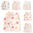 thumbnail image 3 of MXIEZI Baby Newborn Boys Girls Warm Cotton Vest Jacket, Infant Sleeveless Outwear Waistcoat 0-3Y, 3 of 8