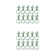thumbnail image 2 of Cateissary 10 Uds. Hebilla colgante con cierres de langosta de Metal, hebillas para bolso DIY, conectores de extremo de Metal coloridos, collar de perro, Verde 2piezas Cateissary CBP483951, 2 of 6