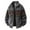 Grey, variant on IWRICH Men's Soft Polar Jacket Full Zip Printed Coat Casual Aztec Midweight Winter Outfits Red XL