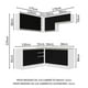 thumbnail image 3 of Cocina Integral Completa Modular Madesa Glamy 349cm BN 03, 3 of 5