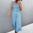 thumbnail image 4 of IROINNID Sleeveless Jumpsuit For Women Full-Length High Waist Boho Wide Leg Jumpsuit, 4 of 8