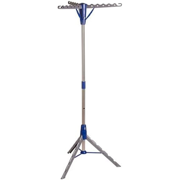 Steel Tripod 64-Inch Folding Clothes Drying Rack – Space-Saving Collapsable Clothes Rack, Durable Clothes Dryer Stand for Laundry Room, 3 Rotatable Arms for 30 Hangers